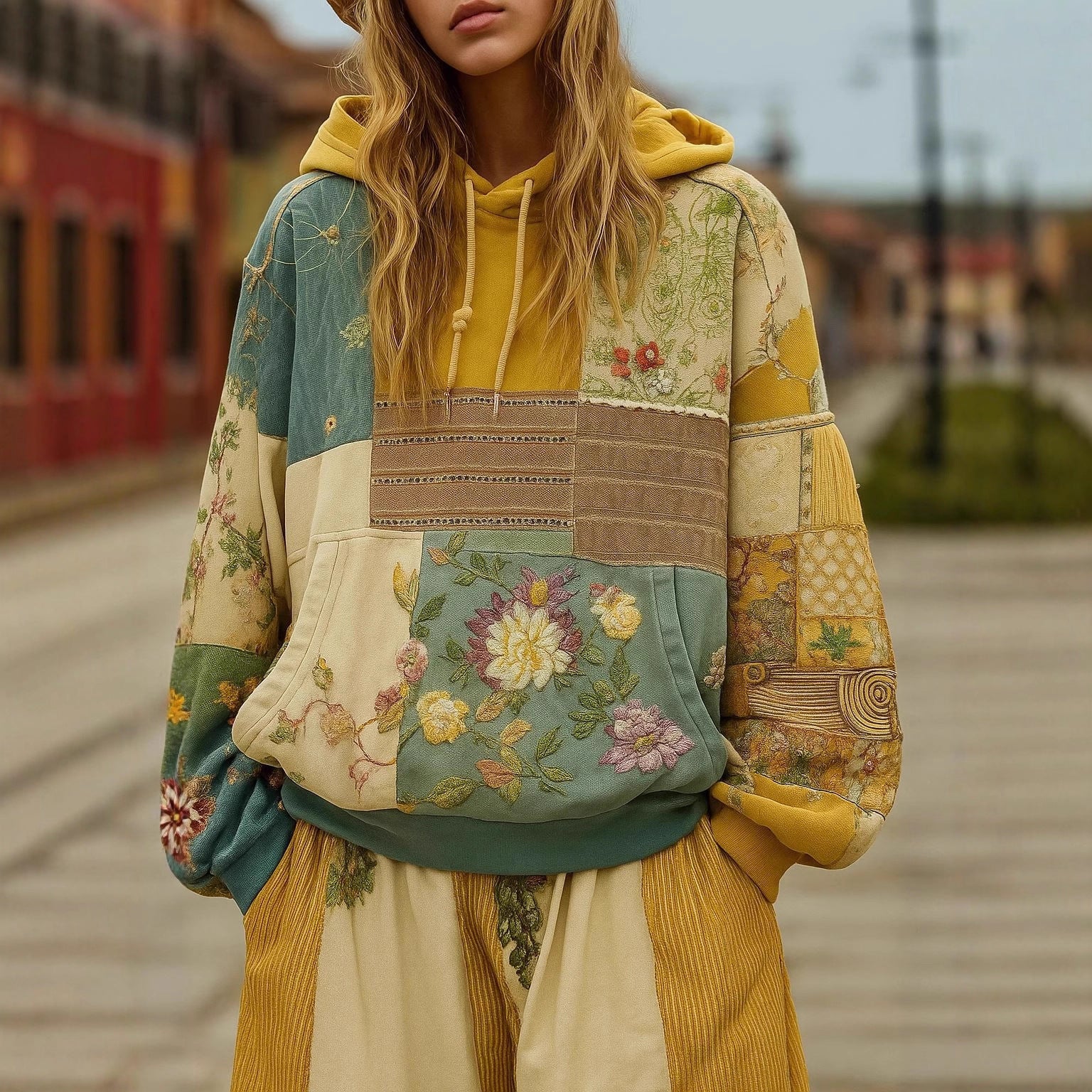 Women's Pullover Conventional Digital Printing Sweater